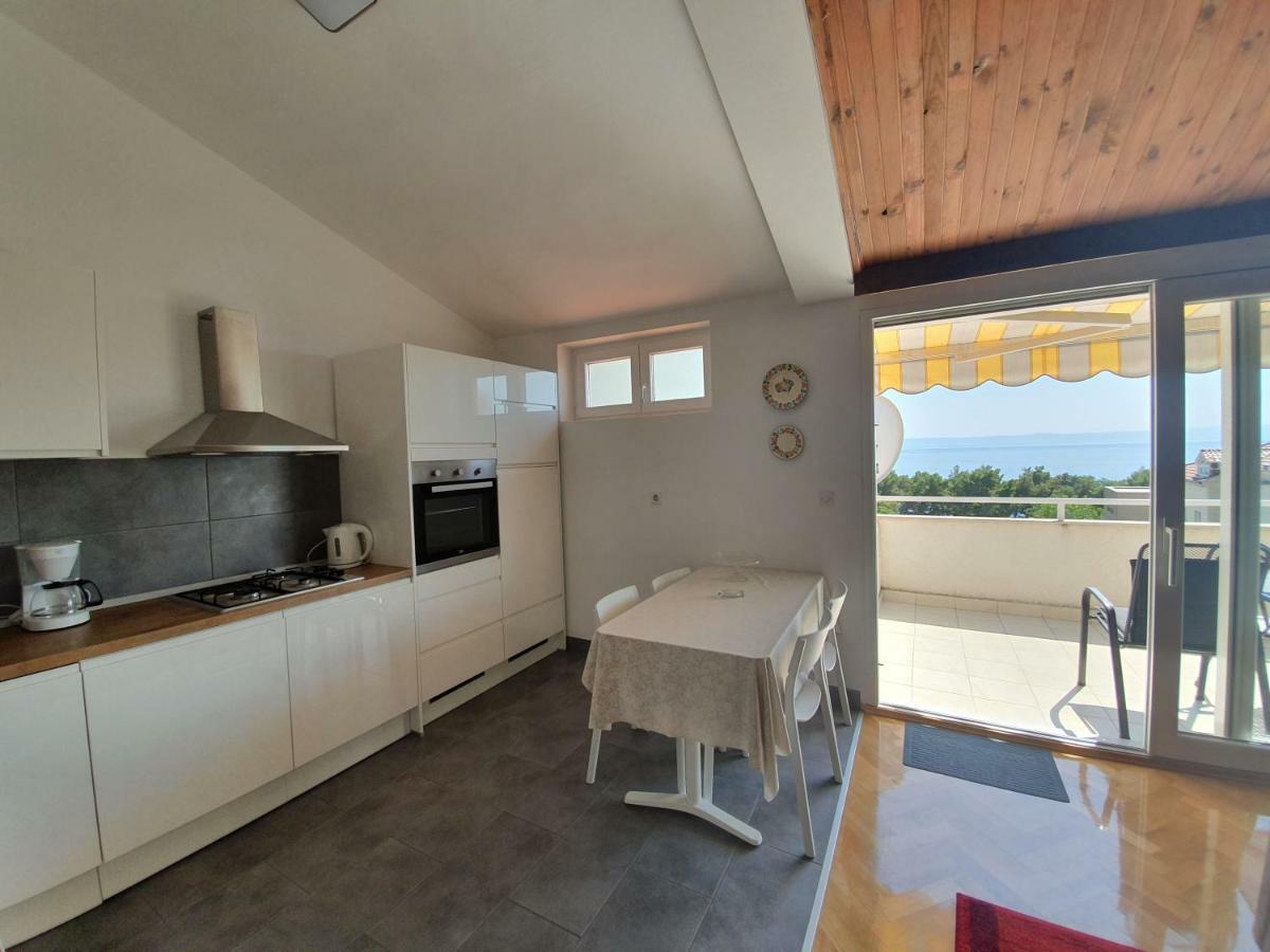 Penthouse Studio With Sea View Makarska Exteriör bild